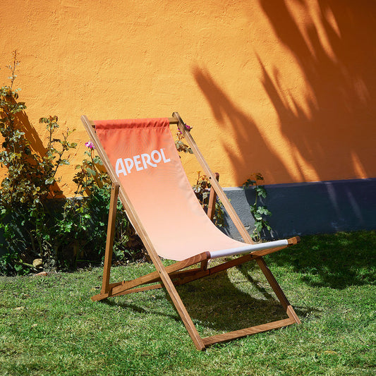 Aperol strandstol med gradient