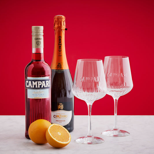 Campari Spritz pakke m. originale glas