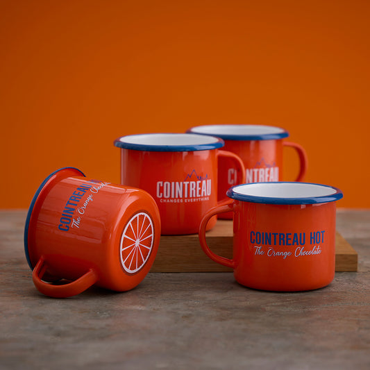 Cointreau emaljekop - 4 stk.