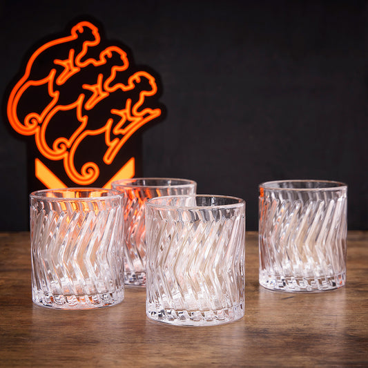 Monkey Shoulder Whisky low ball glas - 4 stk.