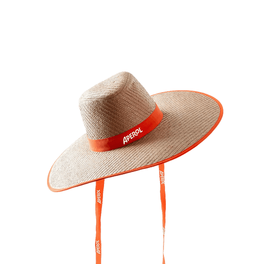 Aperol Spritz picnic hat