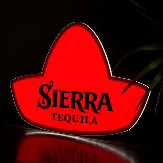 Sierra Tequila lysskilt