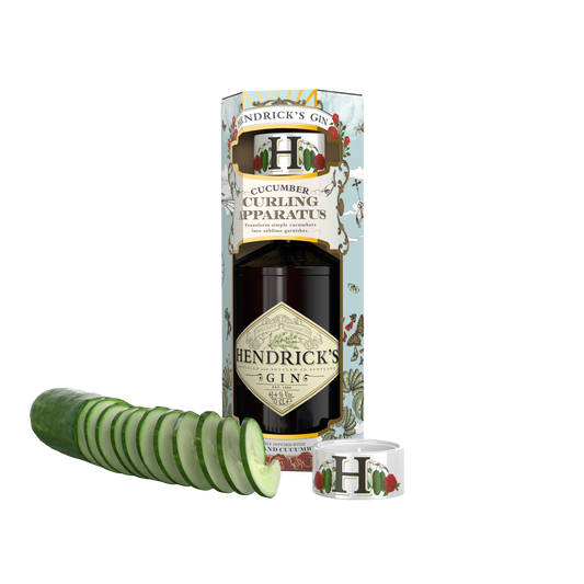Hendrick’s Gin 41,4% 70 cl Gaveæske m. agurkespiralskærer