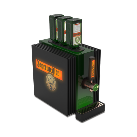 Jägermeister Tapmaskine til 3 flasker