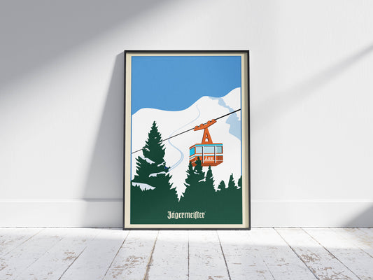 Jägermeister Plakat - Skilift - 50x70 cm