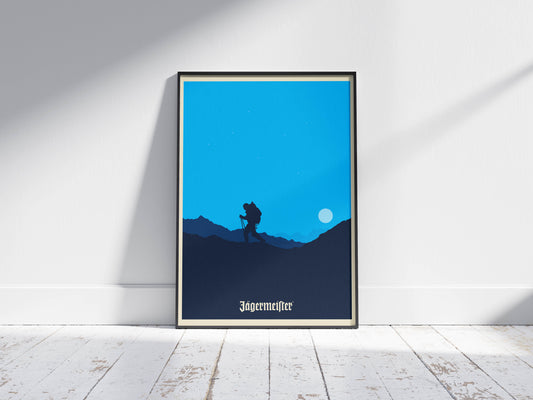 Jägermeister Plakat - Vandrer - 50x70 cm