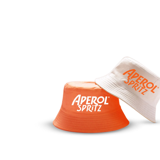 Aperol Spritz bøllehat (orange el. hvid)