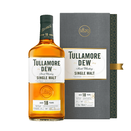 Tullamore D.E.W. 18 års Single Malt Irish Whisky 41,3% 70 cl