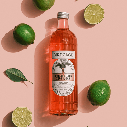 Birdcage Rhubarb Tonic Zero Sugar 500ml